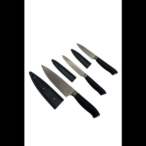 Cook's Essentials 3-Piece Japanese Steel Knife Set - Picture 1 of 1